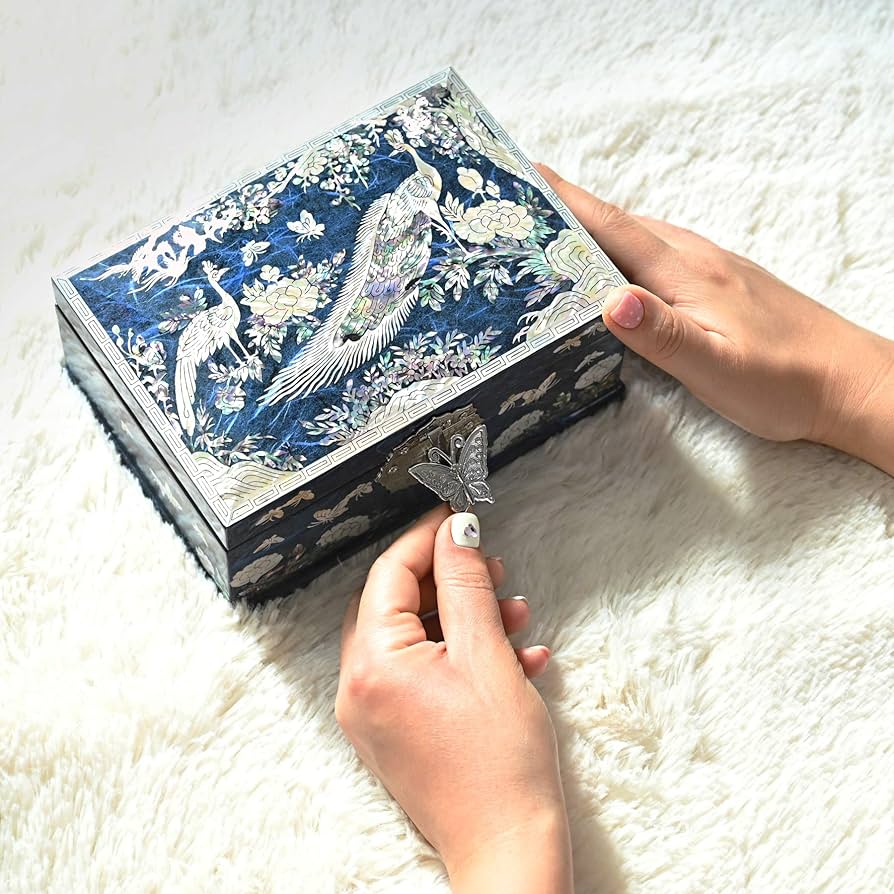 Amazon｜MADDesign マザーオブパールジュエリーボックス マルチ